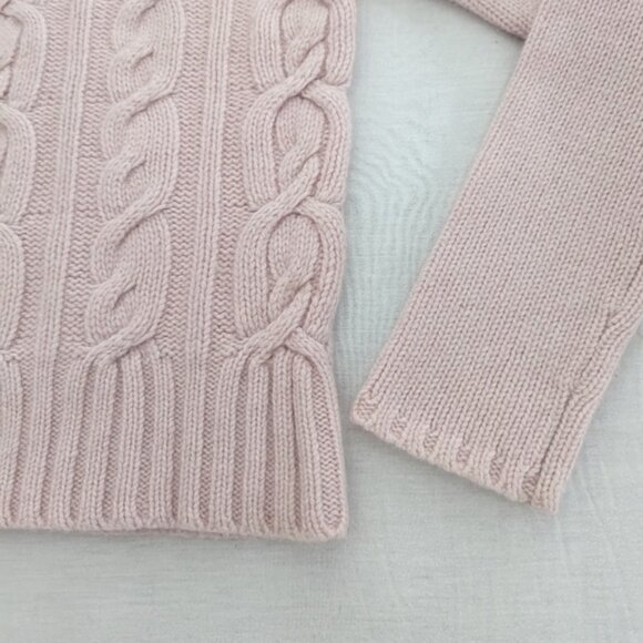 GAP light pink wool blend long sleeve sweater womens Small - Picture 2 of 4